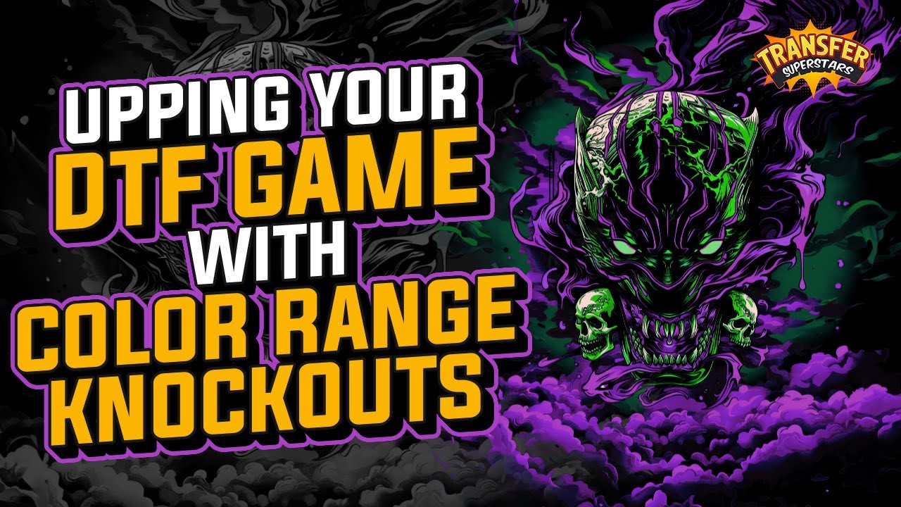 Advanced DTF Printing: Color Range & Black Knockouts in Photoshop