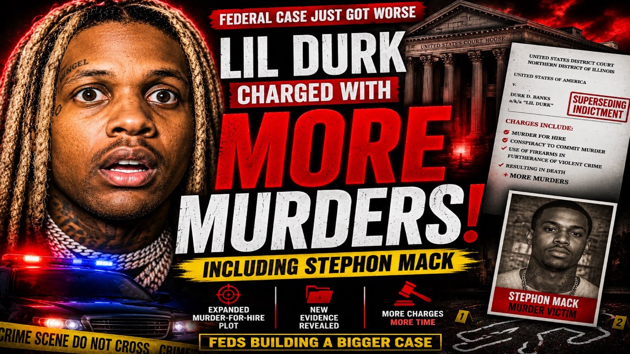 Федералы предъявили Lil Durk обвинения в новых убийствах после того, как киллер OTF дал показания...