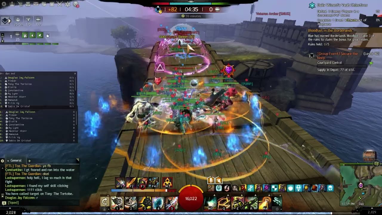 GW2 WVW DPS Holo clip dump