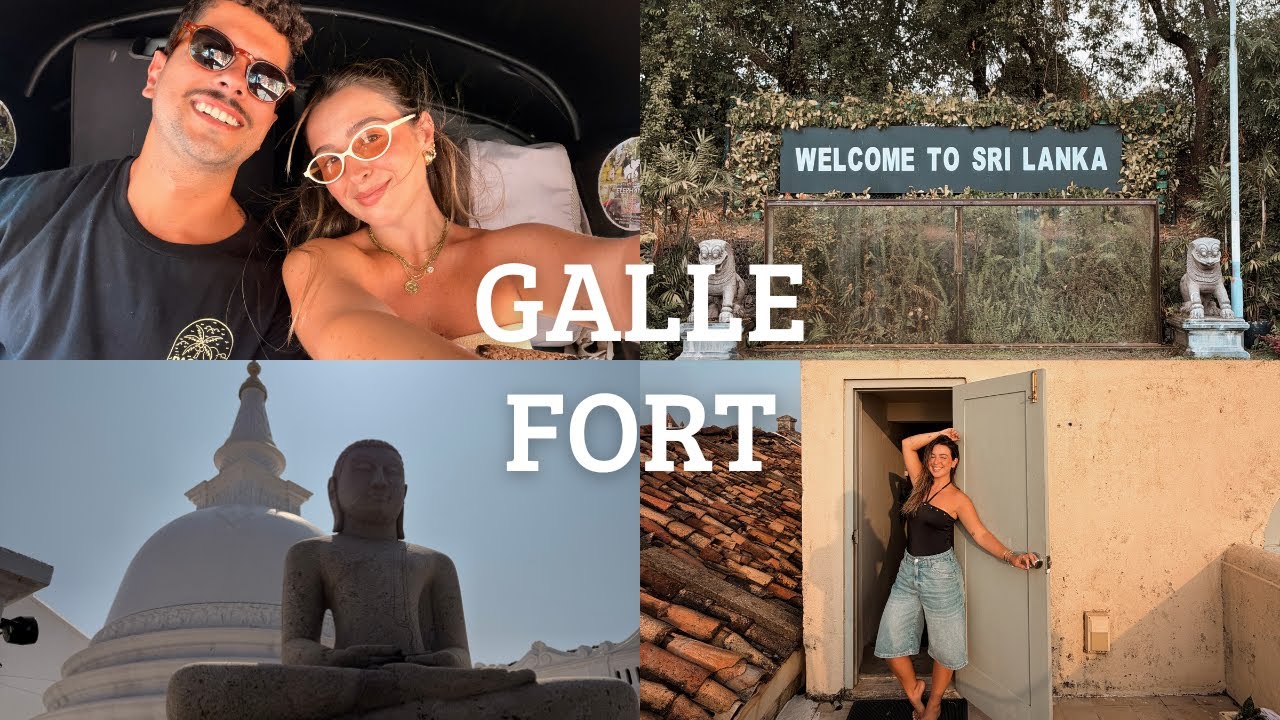Nossa PRIMEIRA PARADA no SRI LANKA 🇱🇰 Explorando GALLE FORT