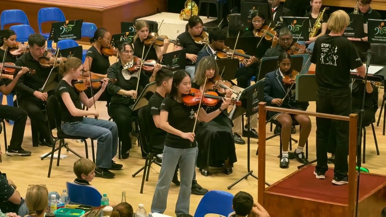 Amy Luo performs Czardas with KZNPO & KZNYO at Side by Side Reddam House Concert 2025 