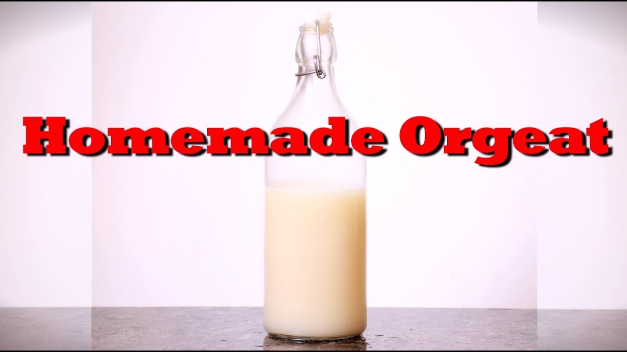 How To Make Quick And Easy Homemade Orgeat | Drinks Made Easy