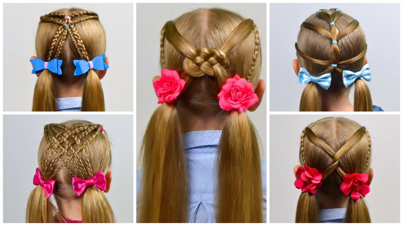 ТОП 7 БЫСТРЫХ ПРИЧЕСОК В ШКОЛУ НА КАЖДЫЙ ДЕНЬ ★ BACK TO SCHOOL HAIRSTYLES #25 #LGH