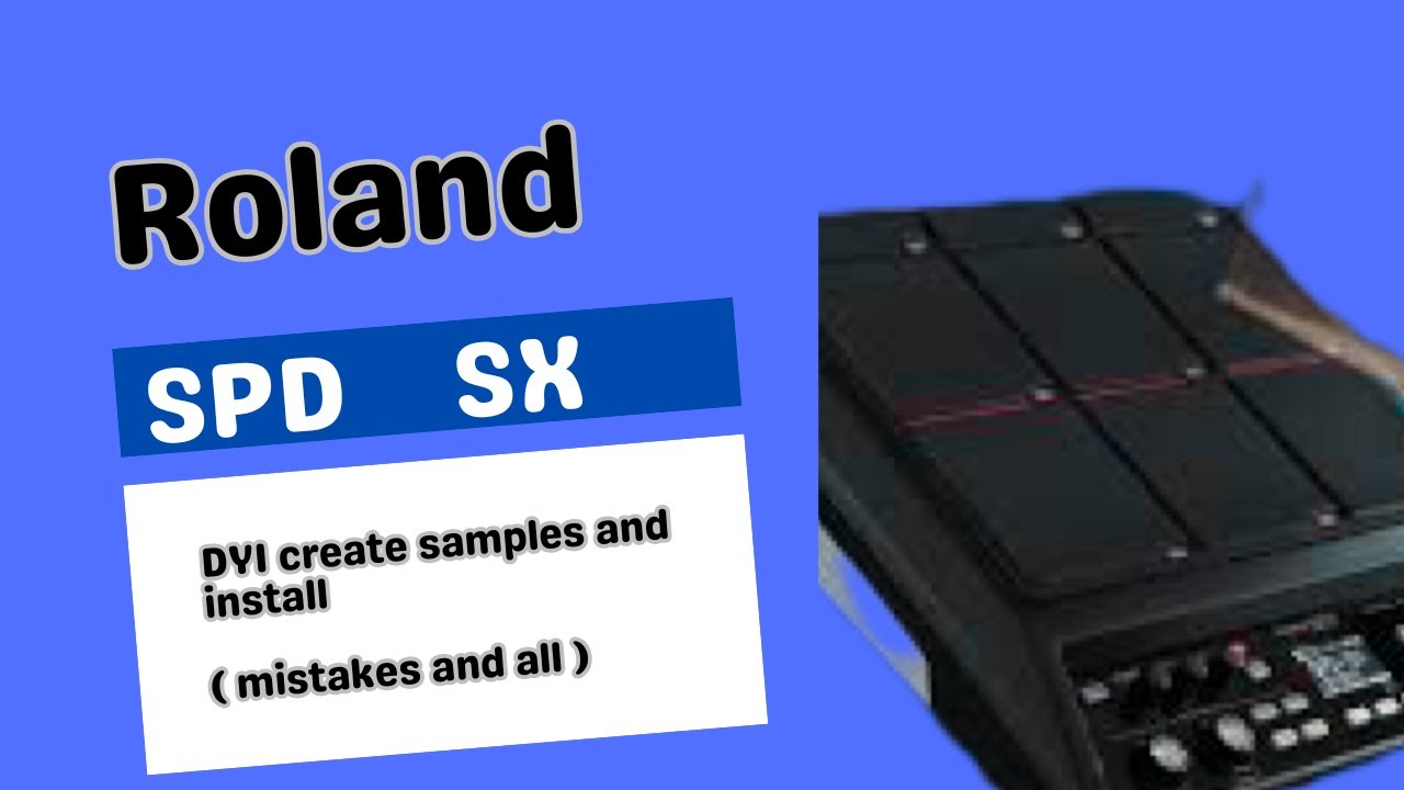 Load Custom Samples onto Roland SPD with Logic Pro