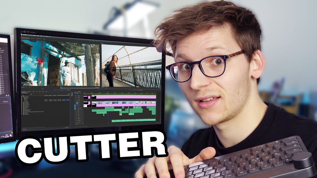 Ich arbeite als Cutter für einen kleinen YouTuber