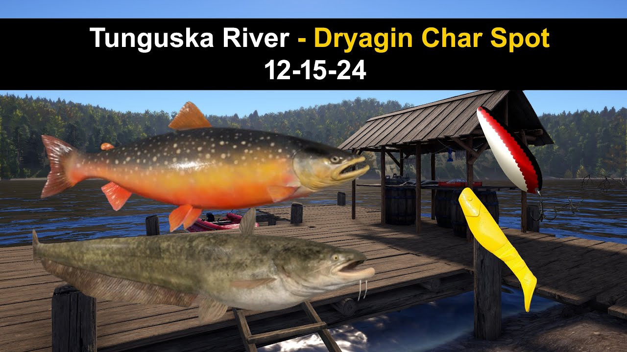 Russian Fishing 4, Tunguska River - Dryagin Char Spot 12-15-24