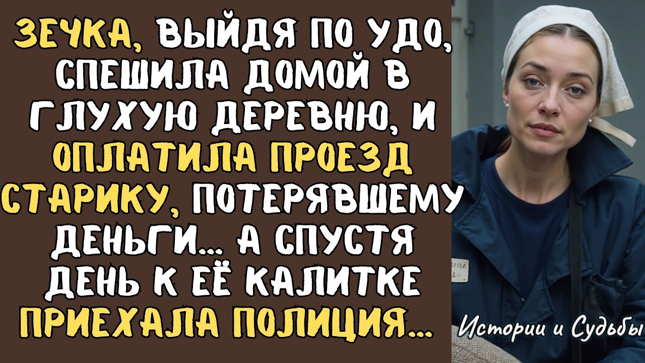 ЗЕЧКА, выйдя по УДО, спешила домой в глухую деревню, и оплатила проезд старику, потерявшему деньги&hellip;