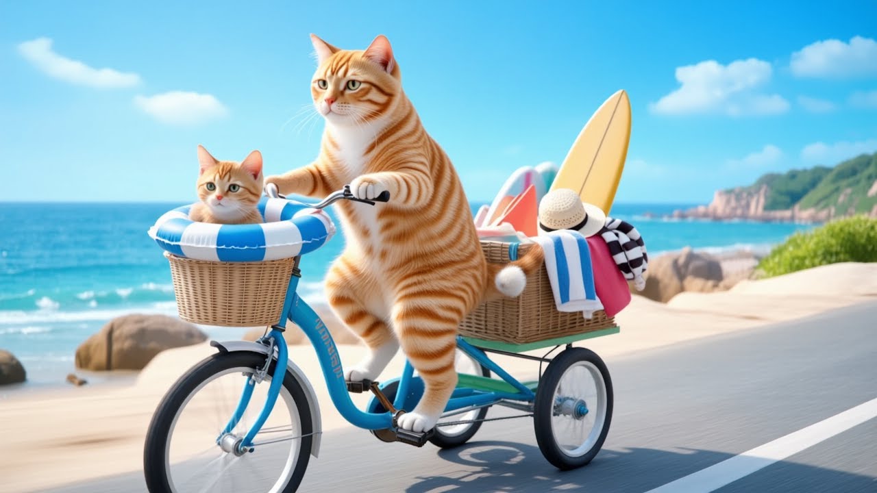 The Kitten Help Mama Cat Make and Sales Hot Dogs to Buy a Beloved Toy Castle 🏰