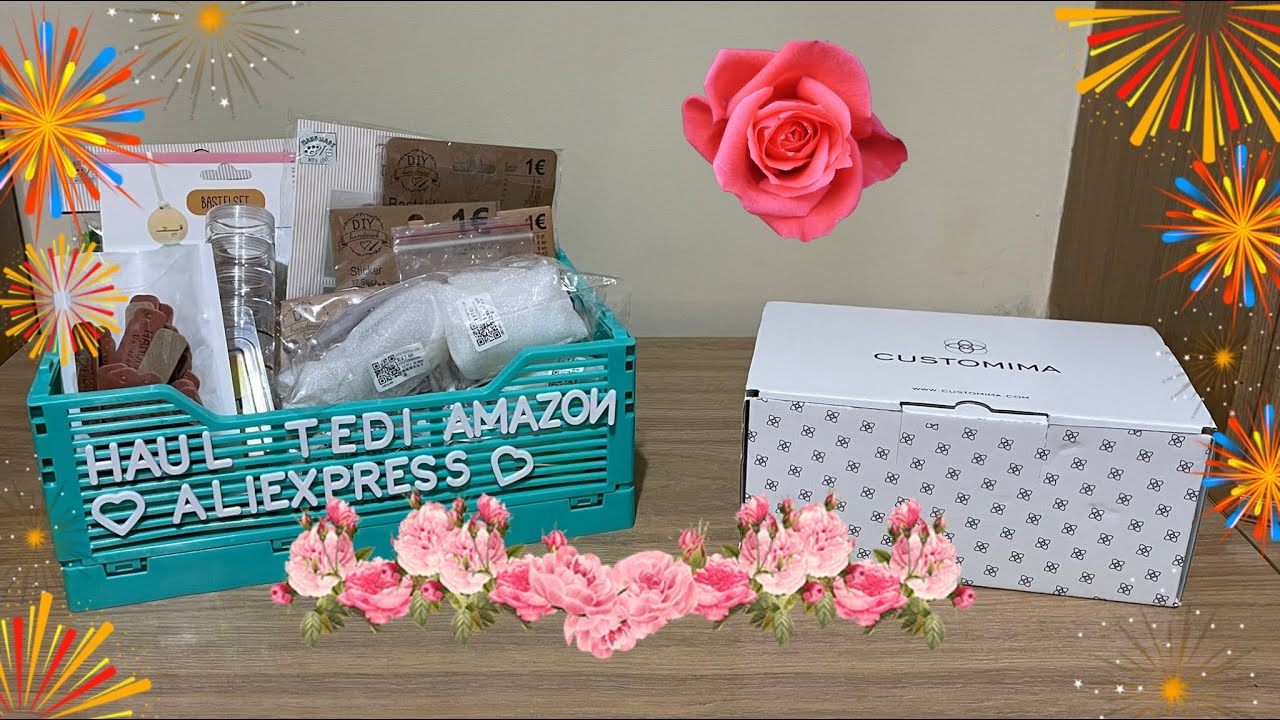 Haul 🌺🌺💦 Tedi, Aliexpress, Amazon y Customima 🌺🌺💦