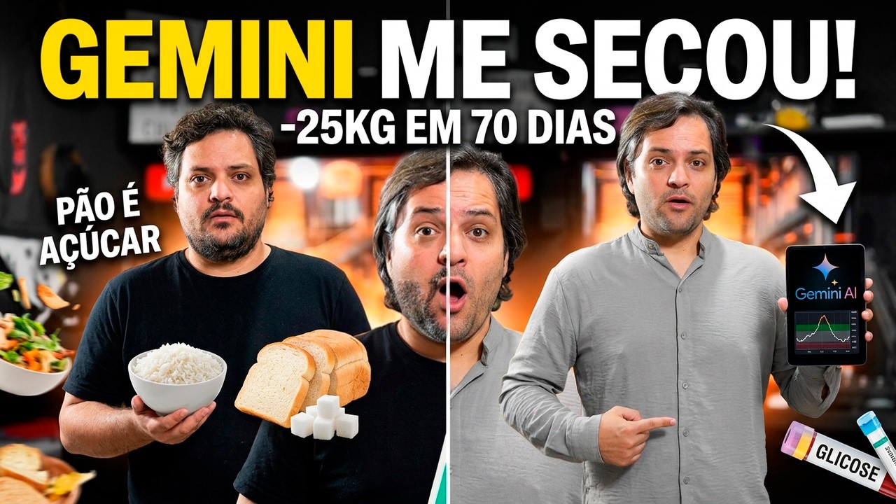 HACKEEI MEU CORPO COM I.A. | Como Emagreci 25kg em 70 Dias (De Gra&ccedil;a)