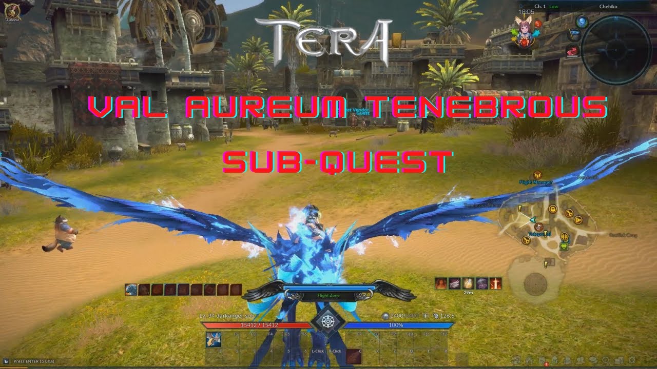 Tera Online Val Aureum Tenebrous Sub-Quest