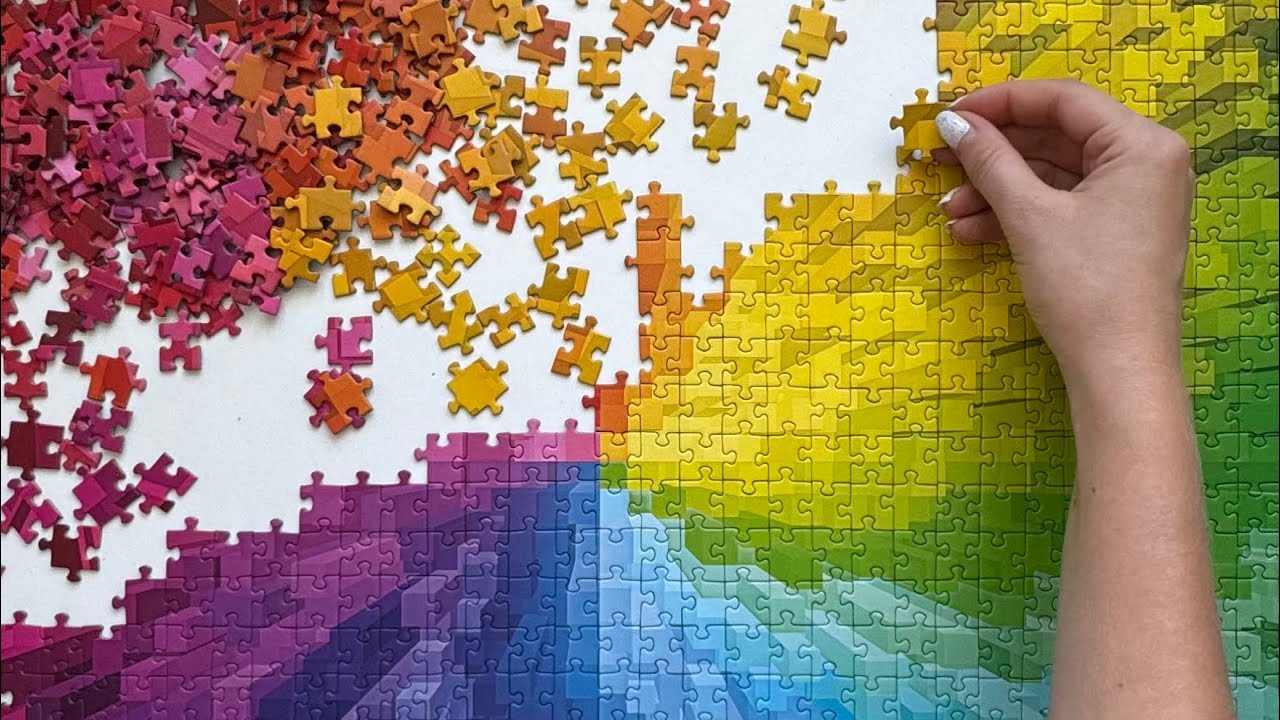 Gradient color puzzle 1000 pieces by Trefl