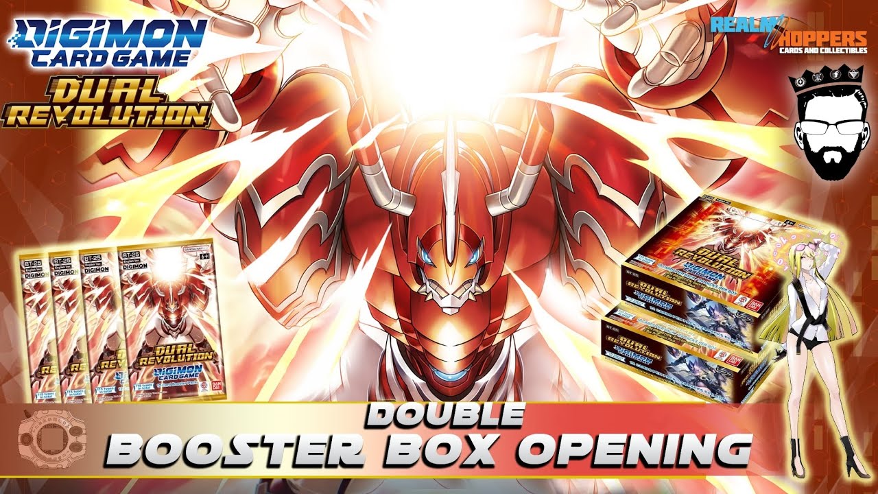DIGIMON BT25 DUAL REVOLUTION 2X BOX OPENING