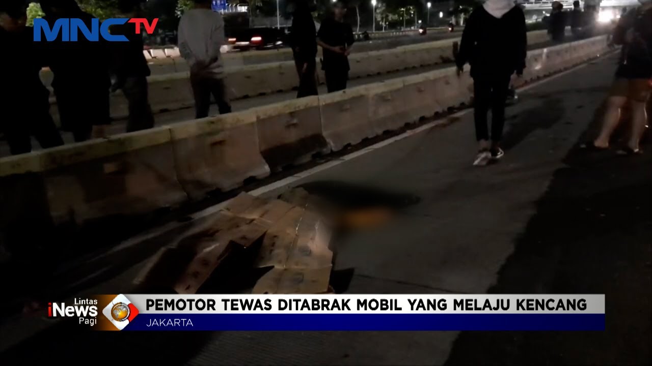 Pemotor di Kawasan Tanah Abang, Tewas Ditabrak Mobil yang Melaju Kencang #LintasiNewsPagi 17/02