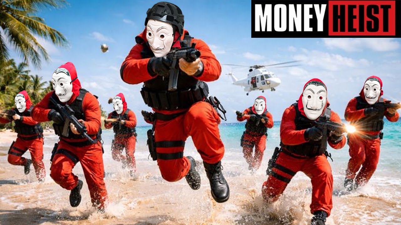PARKOUR VS MONEY HEIST! 6 | BAD GUYS: No ESCAPE, No Cover on the Beach (BELLA CIAO) Epic POV