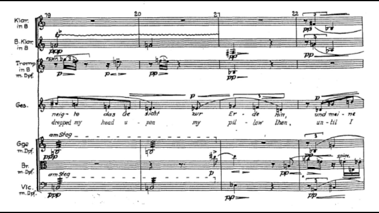 Webern - 4 Songs for Voice and Orchestra, Op. 13