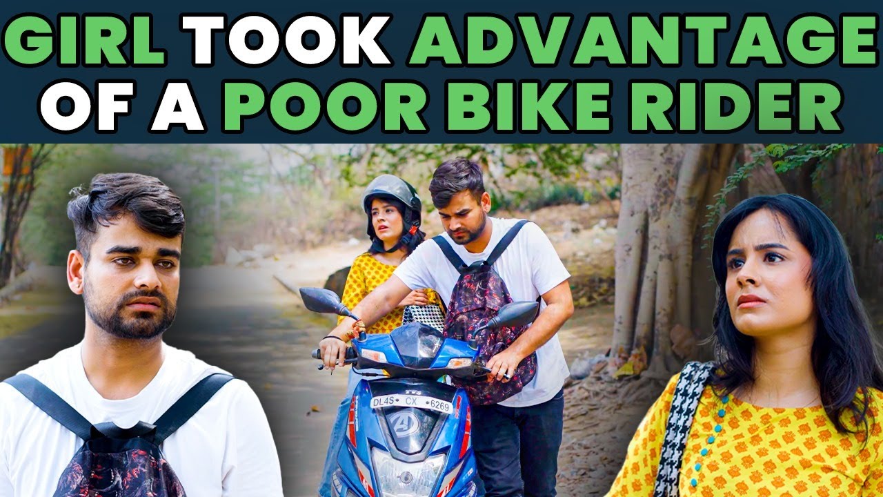 Girl Took Advantage Of A Poor Bike Rider | Nijo Jonson Life Lessons