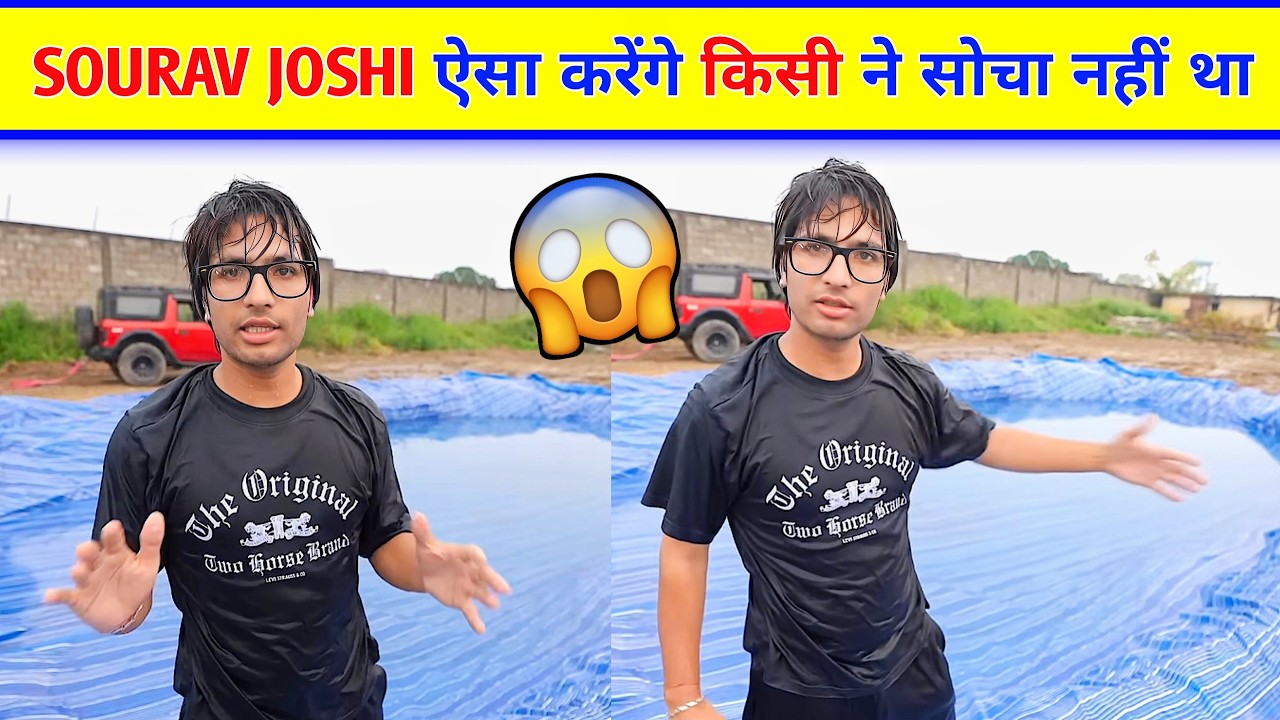 😮 Sourav Joshi is facing backlash for this on his vlog. Sourav Joshi vlogs video.student protest cjp