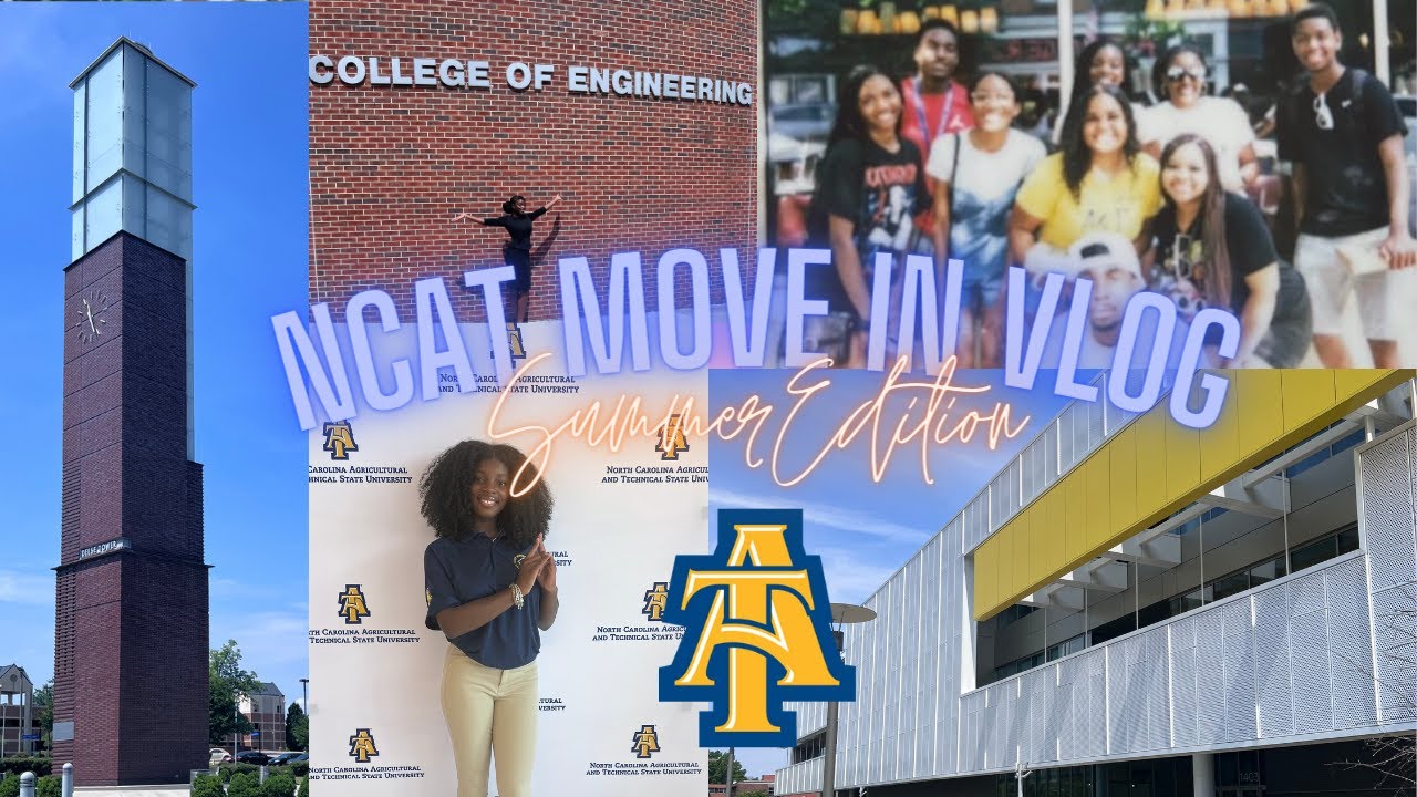 NCAT Summer Move-In Day Vlog | HBCU EDITION | GRWM | H.O.M.E. Program