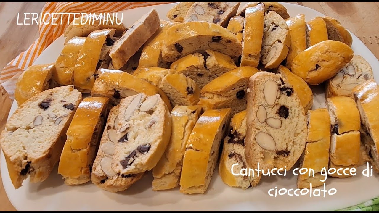 Cantucci con gocce di cioccolato