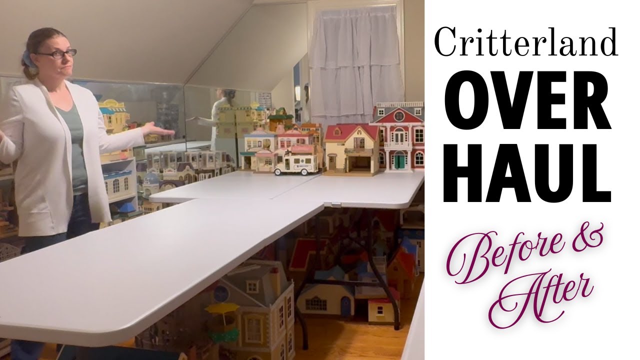 Critterland OVERHAUL! Calico Critters room re-do & collection update! (Sylvanian Families timelapse)
