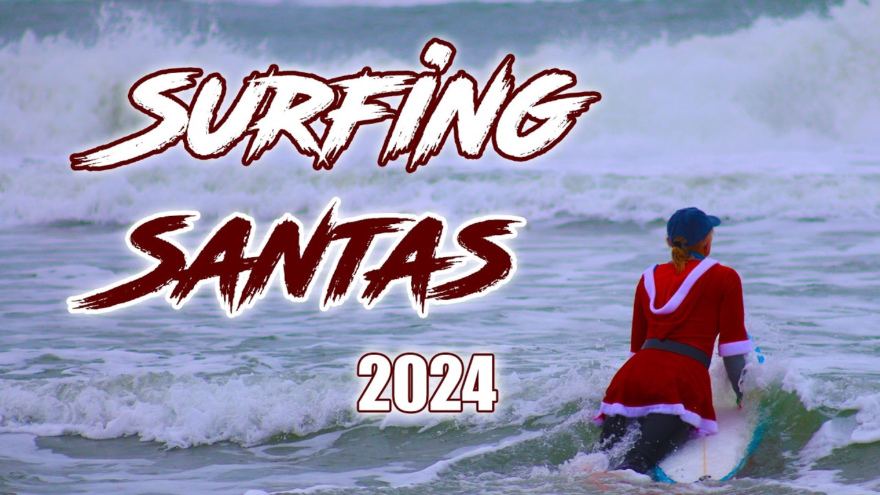 An epic tradition: SURFING SANTAS 2024 Cocoa Beach
