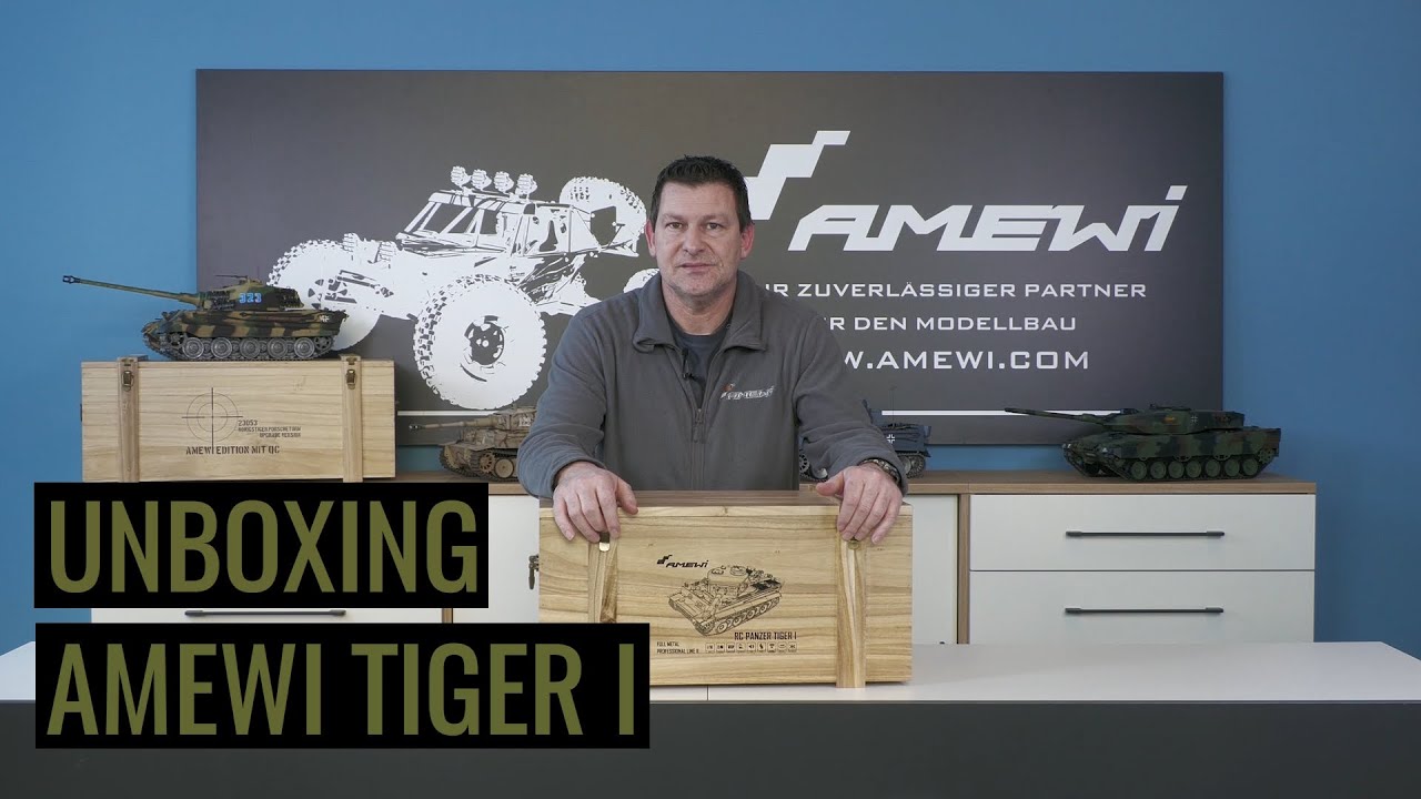 Amewi Panzer Tiger I Professional Line II 1:16 Unboxing & Erklärung