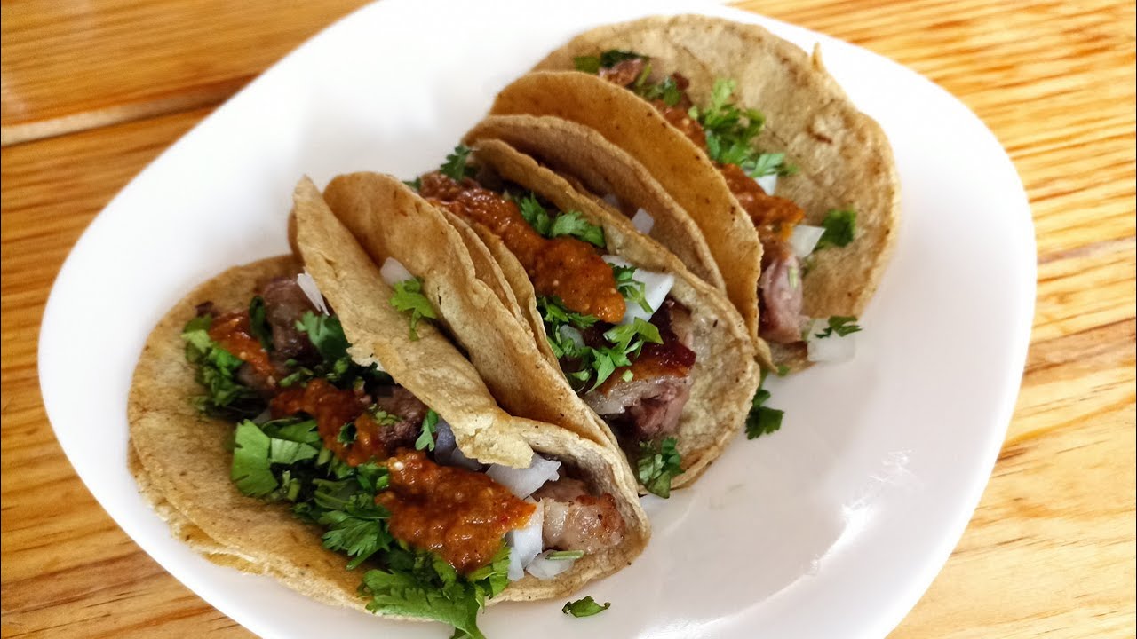 TACOS DE SUADERO EN OLLA DE PRESIÓN