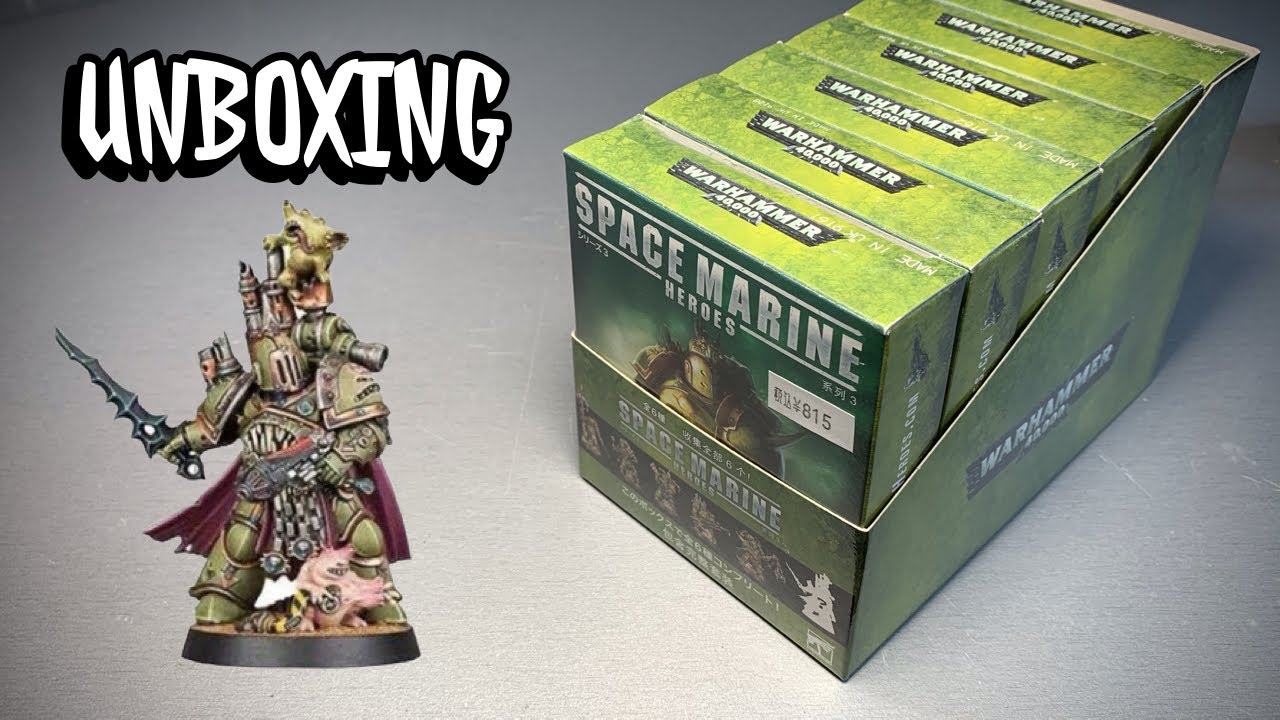 [Анбоксинг] Death Guard Space Marine Heroes Warhammer 40000
