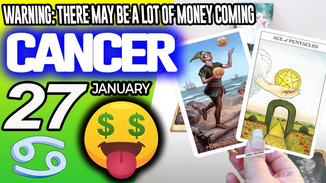 Cancer ♋😱WARNING: THERE MAY BE A LOT OF MONEY COMING🤑💲 horoscope for today JANUARY 27 2026 ♋ #cancer
