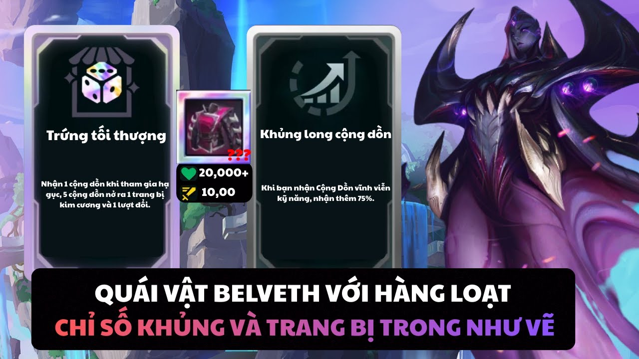 VÕ ĐÀI: GIÁO ÁN BELVETH SIÊU CHỈ SỐ VÀ ITEM NHƯ MƠ KHIẾN NÓ TRỞ THÀNH QUÁI VẬT THẬT SỰ!!!