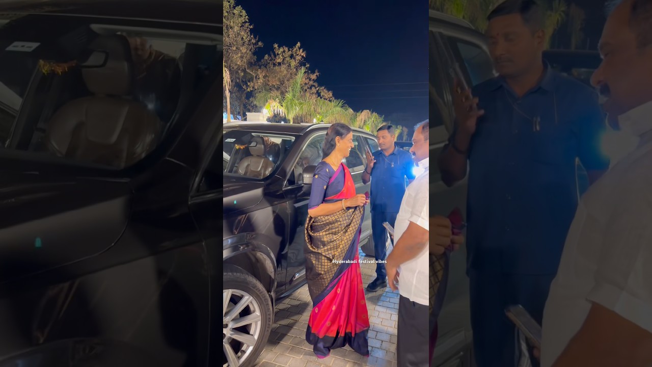 sabitha indra reddy at Malla reddy 50th anniversary celebrations 🎉 #viralshort #trending #shorts