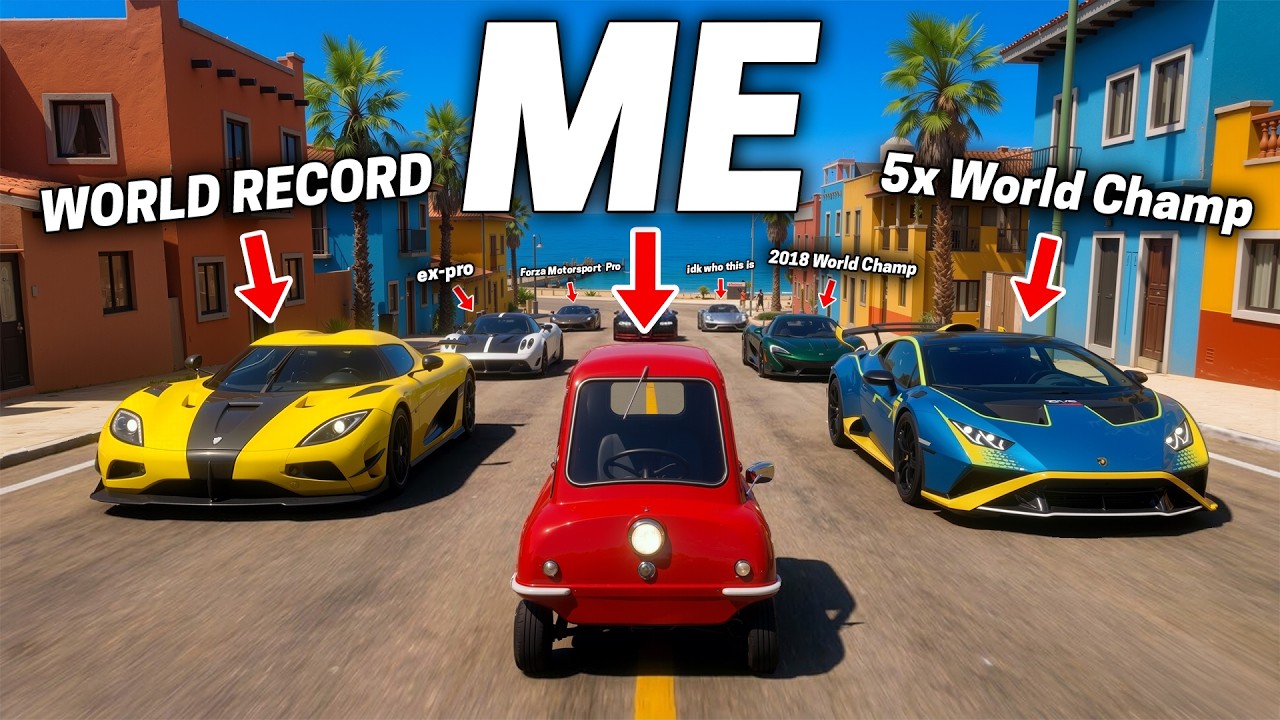 Can YouTubers Beat Pro Forza Players?