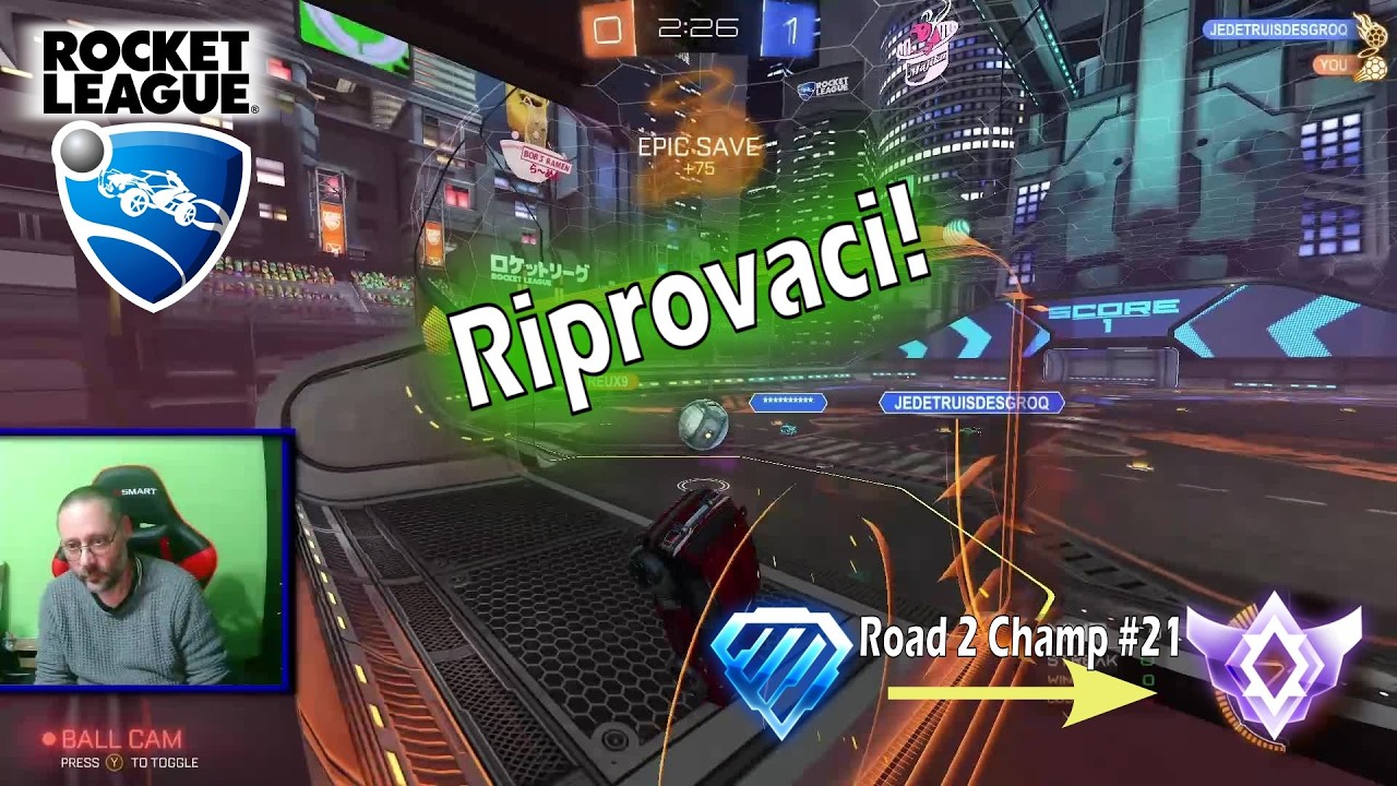 Ma che parata ho fatto? - Road 2 Champion (21) - #rocketleague #rl #rlchamp #rocketleagueitalia