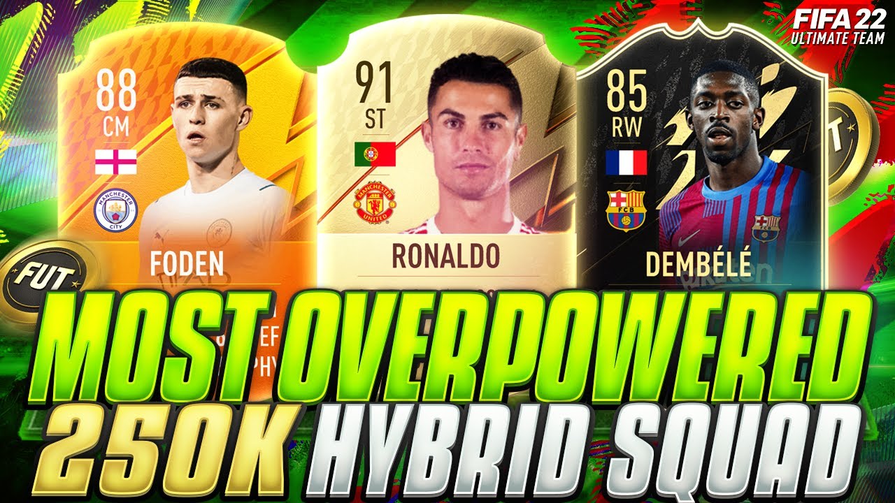 FIFA 22 | MOST OVERPOWERED BEST POSSIBLE CHEAP 250K HYBRID EVER!✅250K META TEAM FUT 22 SQUAD BUILDER