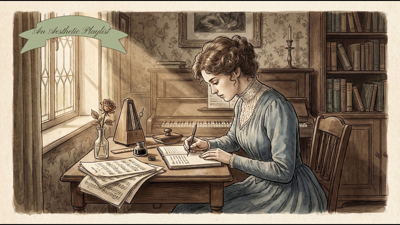Writing Music in a Sunlit Victorian Room 🎻 Inspiring Classical for Creativity | 1 Hour