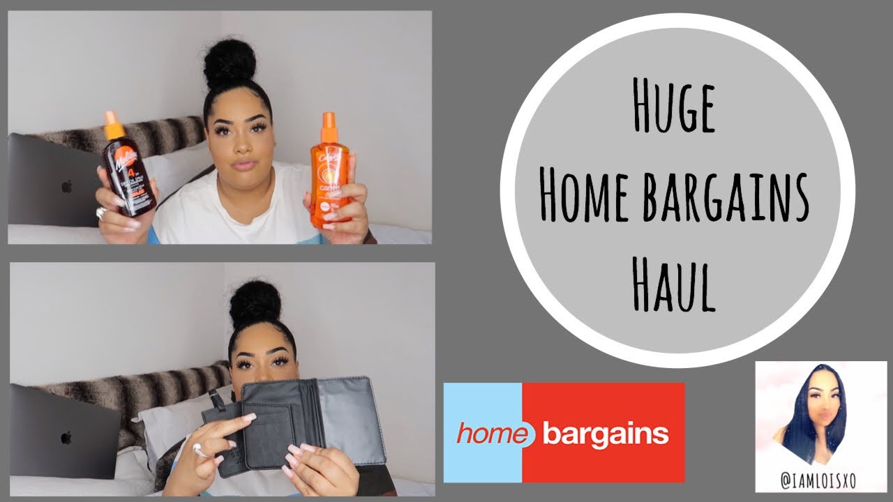 &pound;70 HOME BARGAINS HOLIDAY HAUL | @iamloisxo