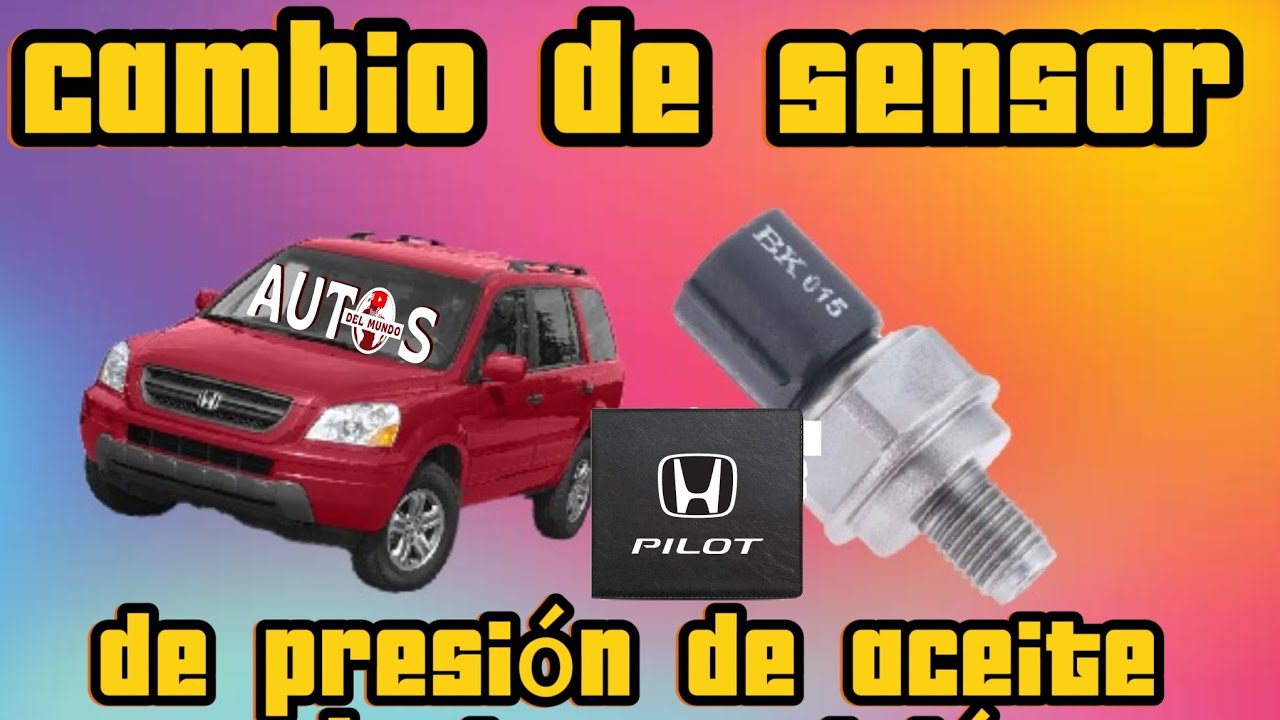 Cambio de sensor de presión de aceite de transmisión