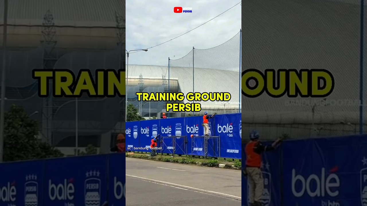 training ground persib sudah di pasang sponsor 😍