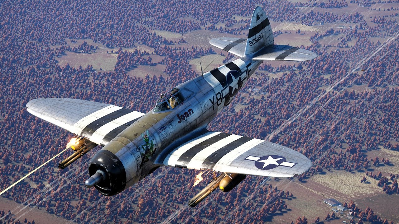 The Lowest BR P-47 Thunderbolt CAS in Ground RB (War Thunder)