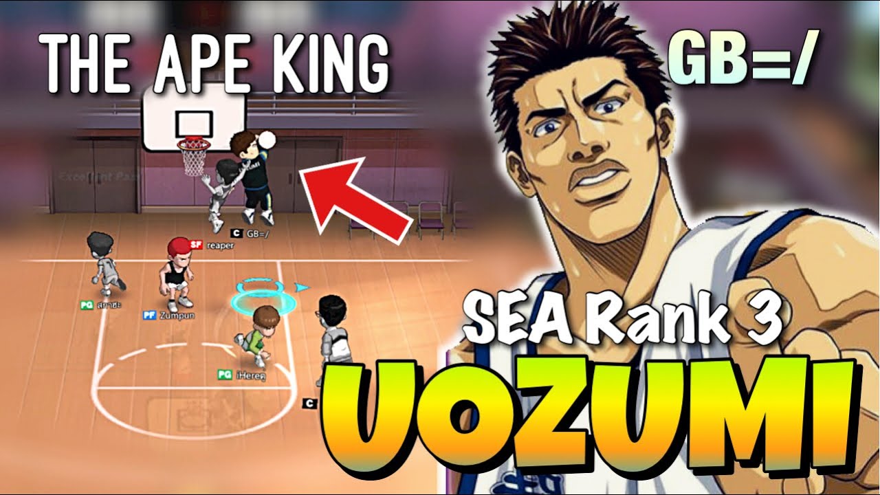 Slam Dunk Mobile SEA Rank 3 Jun Uozumi gameplay by GB=/ | Under the basket is my zone!