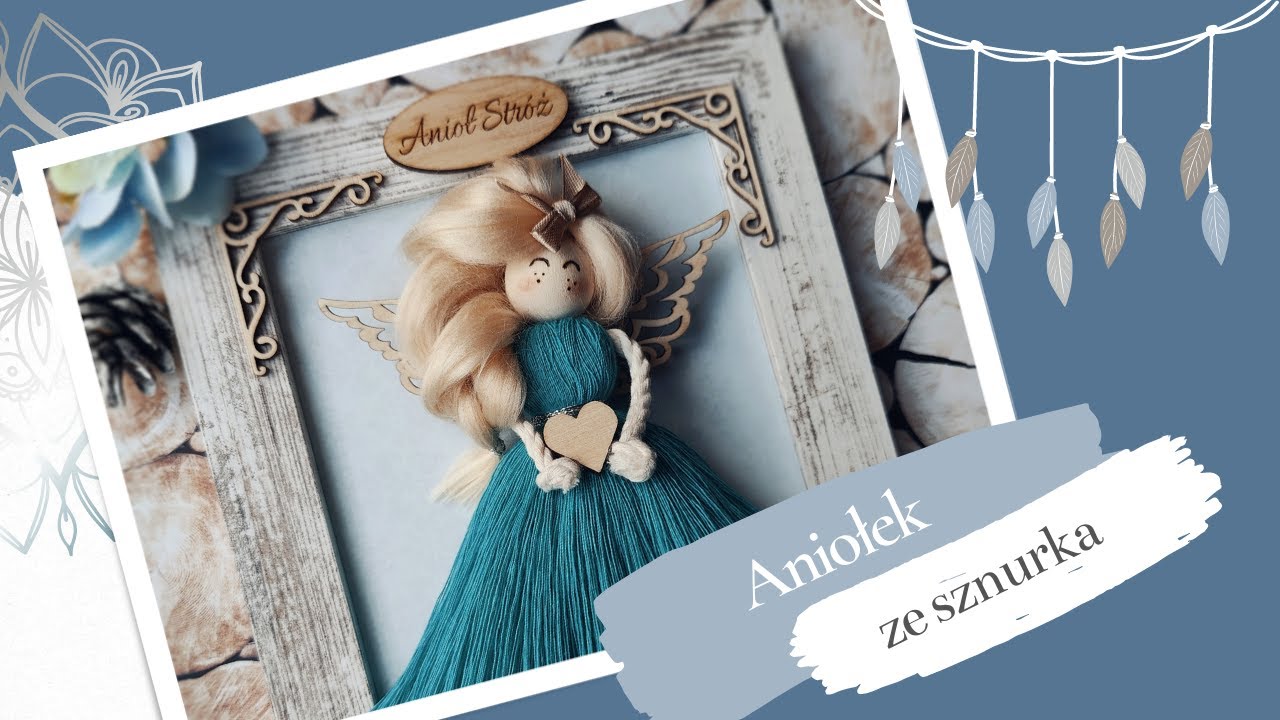 Aniołek ze sznurka | Dziełko pracownia