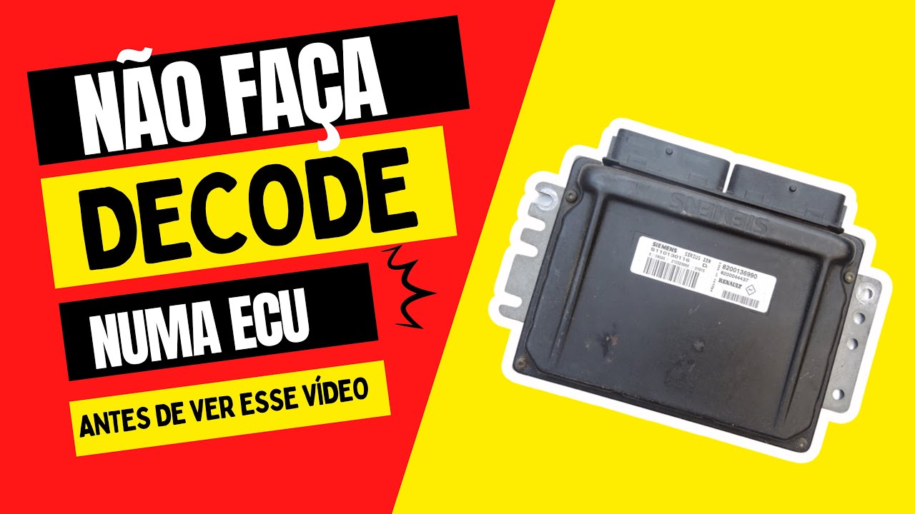 Como fazer DECODE na central de injeção eletrônica. #sirius32 #renault #scenic #clio #decode