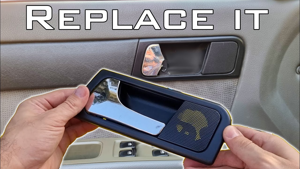 How to replace broken door handle on your car/My car door won't open from the inside