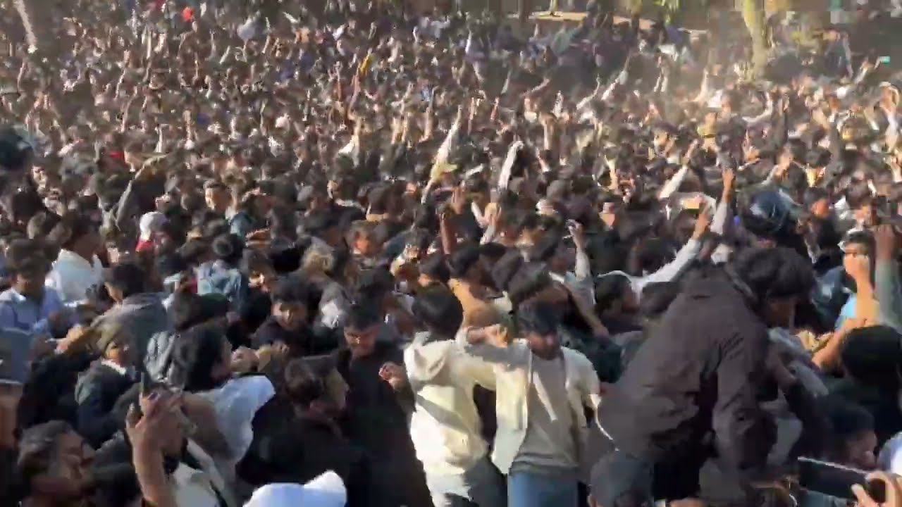 Wildfire Crowd at Pulchowk engineering campus on the occasion of Saraswati puja 2081|Lollypop lagelu