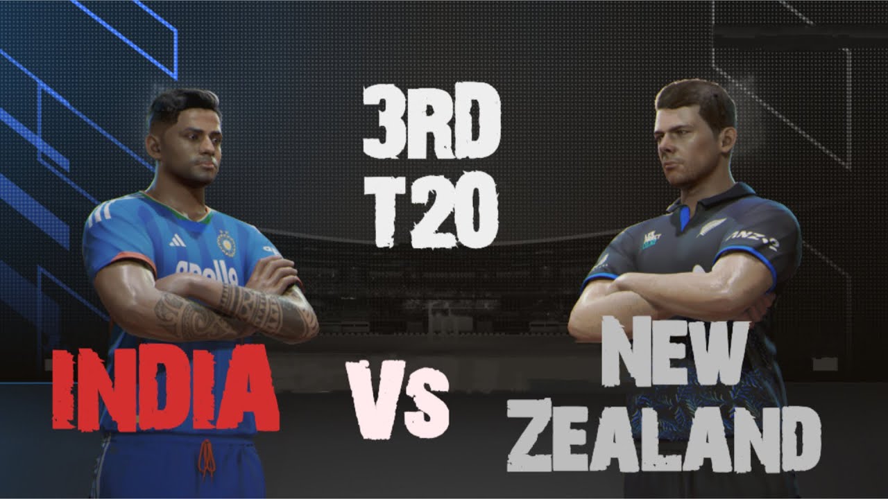 Cricket 26 | INDIA vs NEW ZEALAND 3RD T20  Live🔥 | Cricket 26 Gameplay