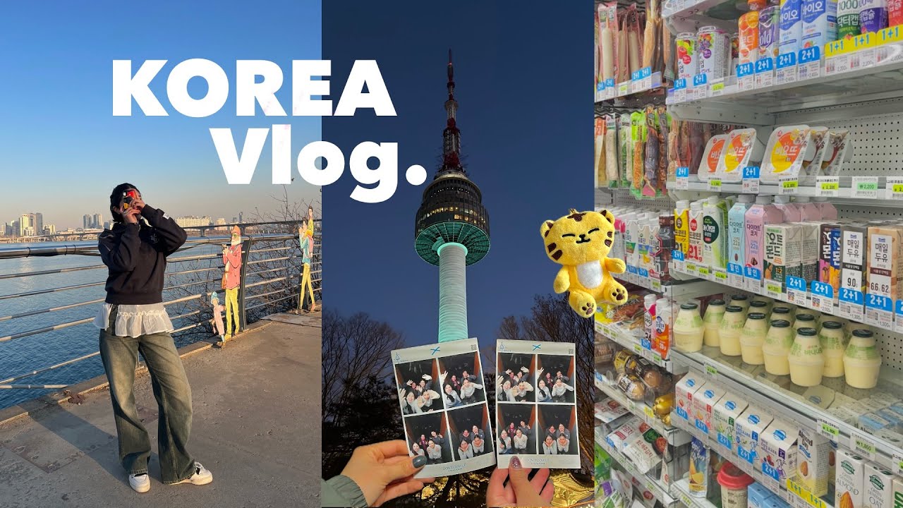 Invierno en Corea ❄️🇰🇷 | hongdae, picnic en el río han, namsam tower y lugares de kdrama