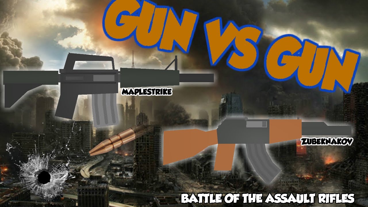Unturned: Gun VS Gun || Maplestrike VS Zubeknakov