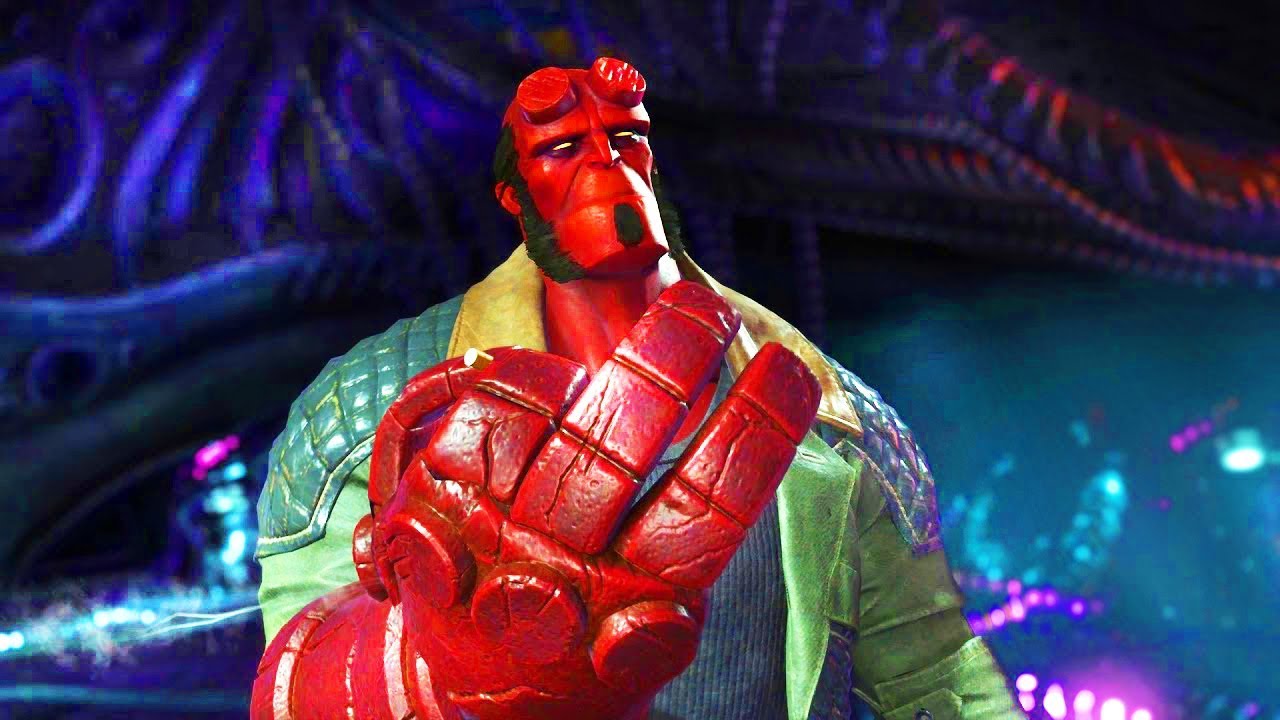 Injustice 2 Robin vs Hellboy
