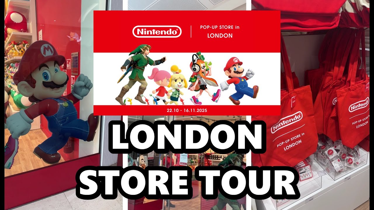 Магазин Nintendo Pop-Up Store в Лондоне | Экскурсия по лондонскому магазину с ценами #nintendosto...